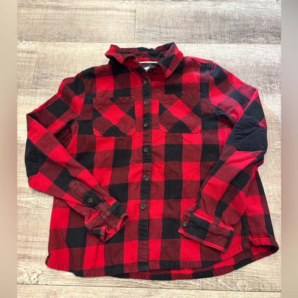 Roots kids plaid shirt